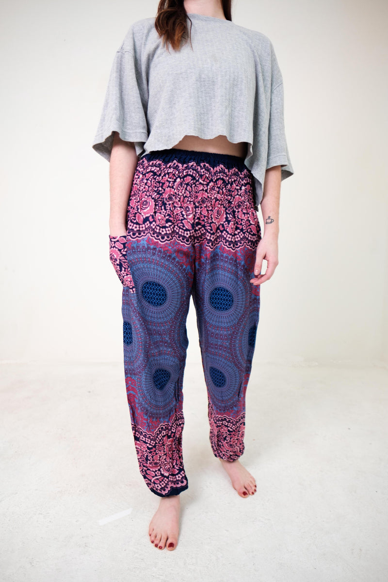 Mandala Elephant Pants-Purple – The Elephant Temple